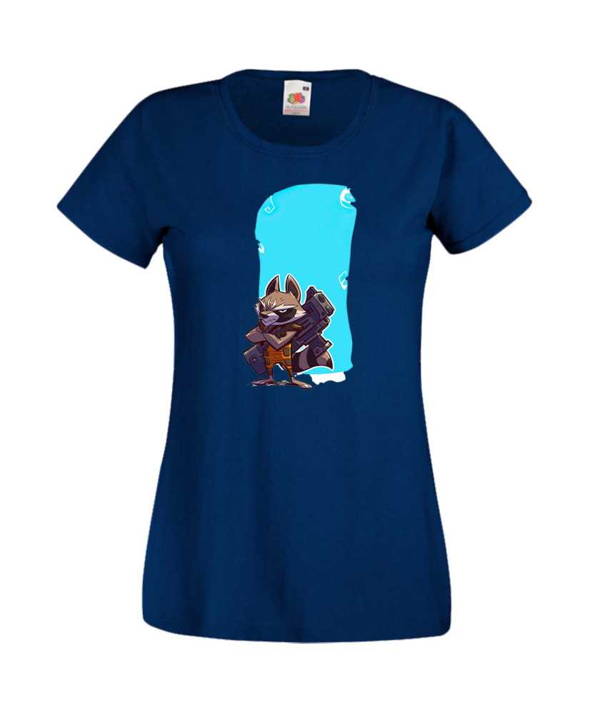 Дамска Тениска Marvel Avengers Super Heroes Rocket Racoon 1