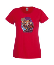 Дамска Тениска Marvel Avengers Super Heroes Rocket Racoon 2