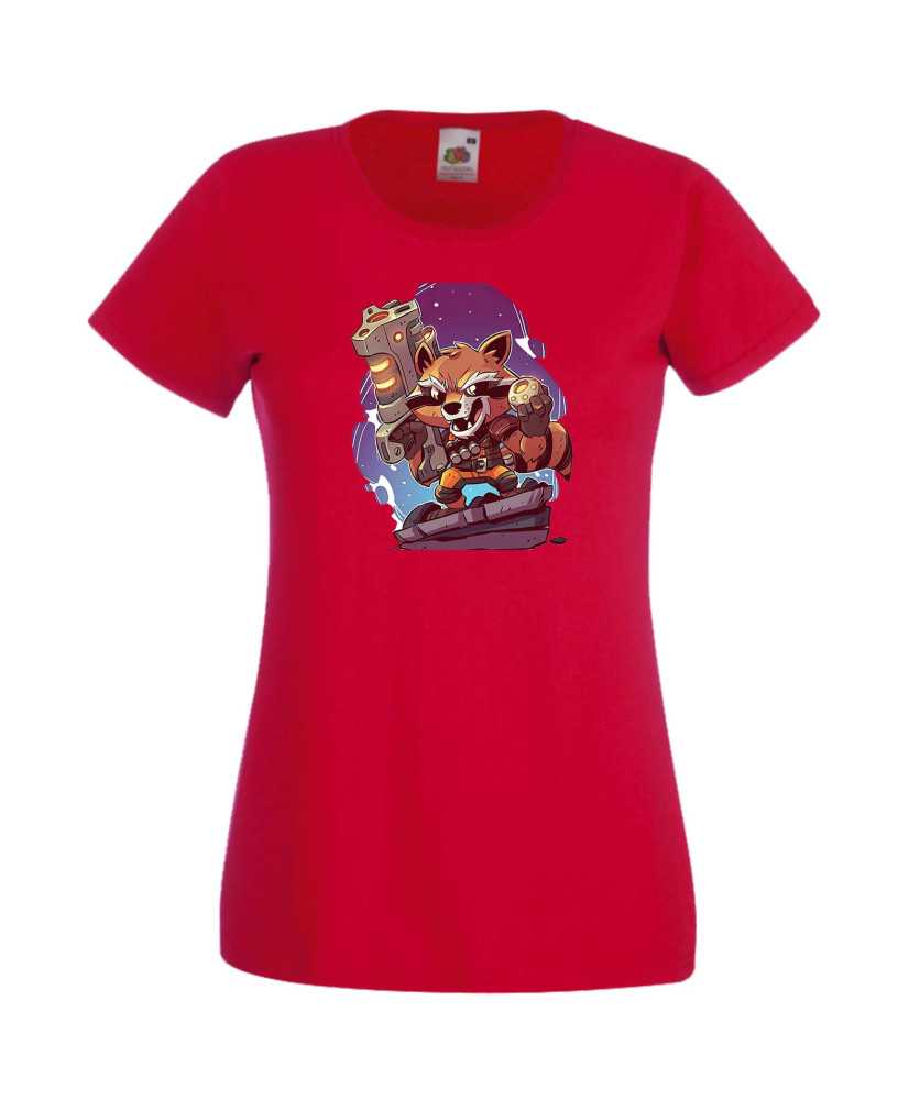 Дамска Тениска Marvel Avengers Super Heroes Rocket Racoon 2