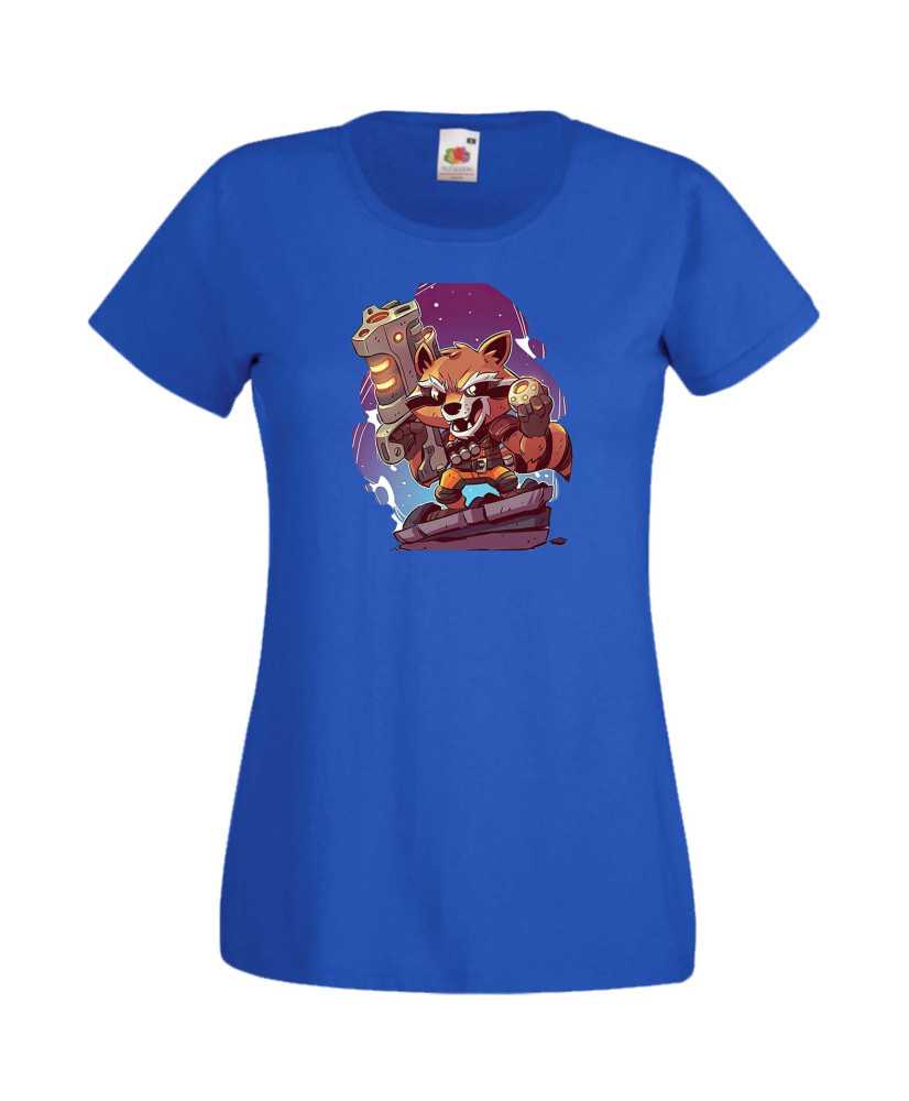 Дамска Тениска Marvel Avengers Super Heroes Rocket Racoon 2