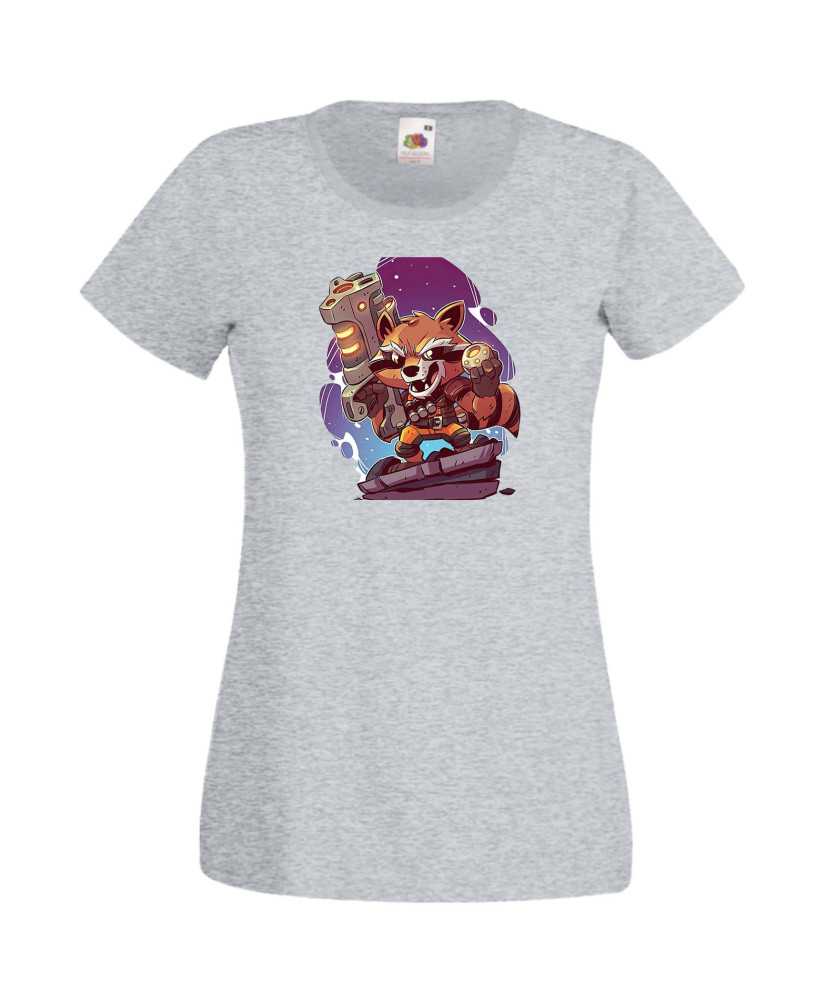 Дамска Тениска Marvel Avengers Super Heroes Rocket Racoon 2