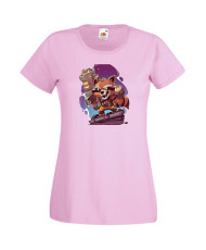 Дамска Тениска Marvel Avengers Super Heroes Rocket Racoon 2