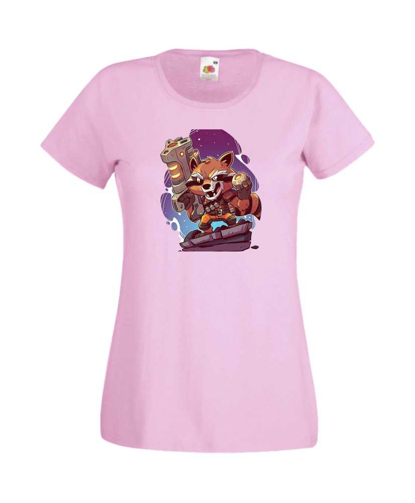 Дамска Тениска Marvel Avengers Super Heroes Rocket Racoon 2