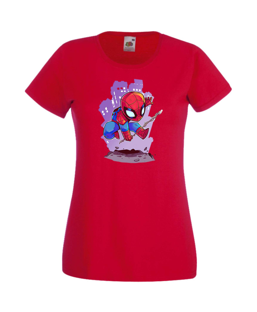 Дамска Тениска Marvel Avengers Super Heroes Spiderman 1 Дамска Тениска Marvel Avengers Super Heroes Spiderman 1