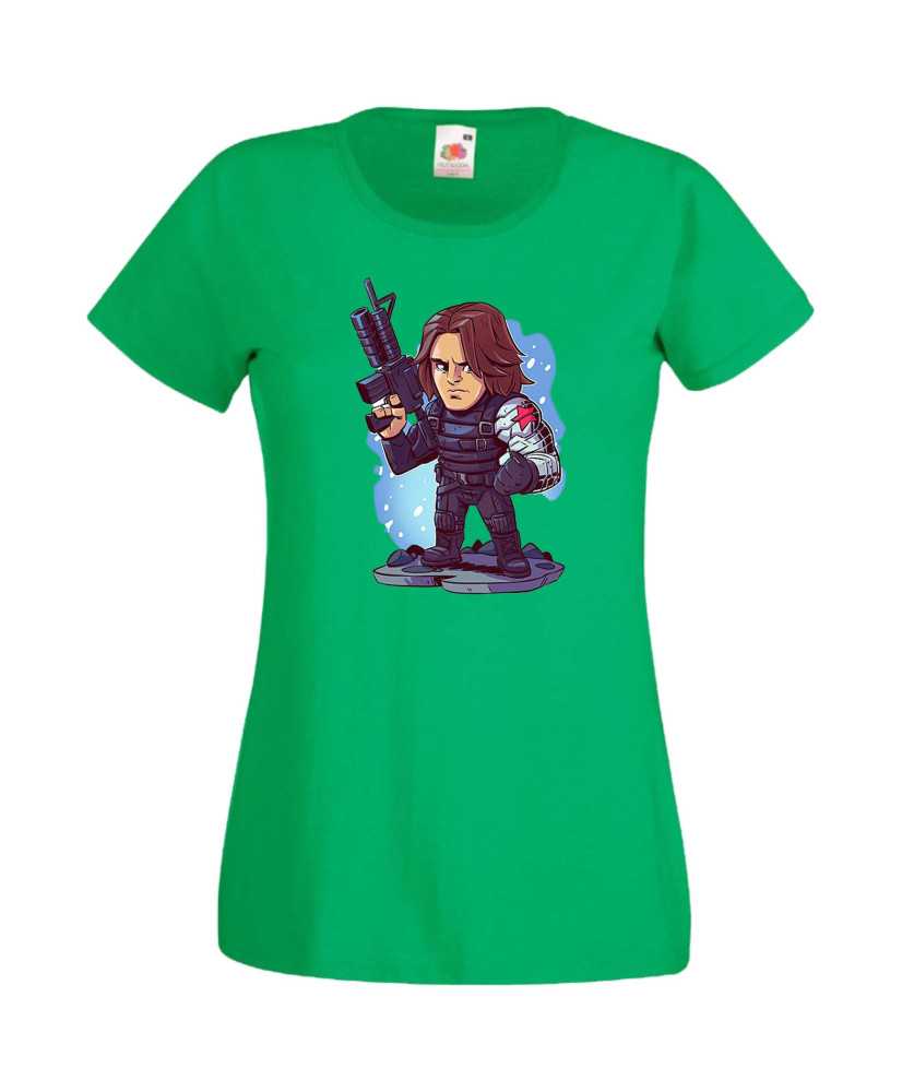 Дамска Тениска Marvel Avengers Super Heroes Winter Soldier