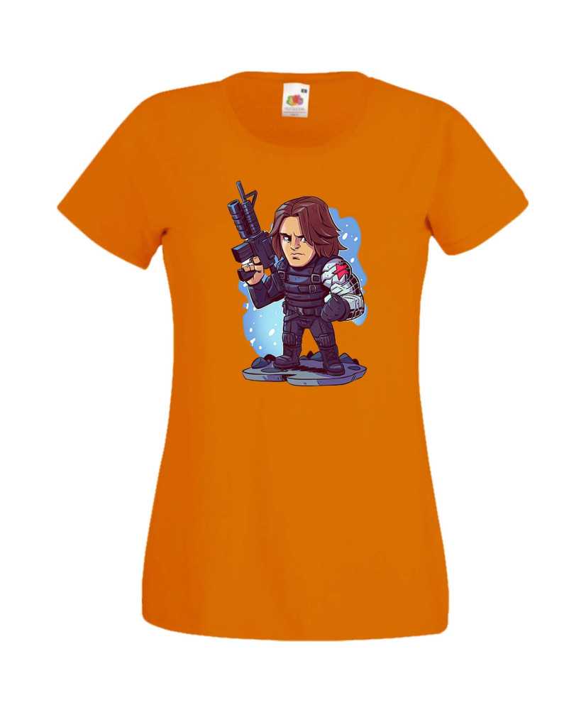 Дамска Тениска Marvel Avengers Super Heroes Winter Soldier