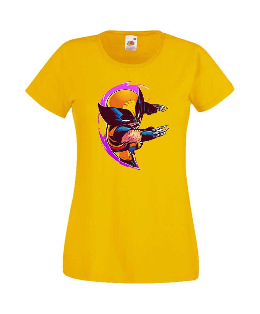 Дамска Тениска Marvel Avengers Super Heroes Wolverine