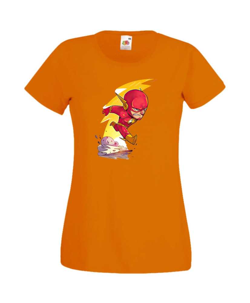 Дамска Тениска Dc Justice League Super Heroes Flash