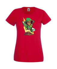 Дамска Тениска Dc Justice League Super Heroes Green Arrow