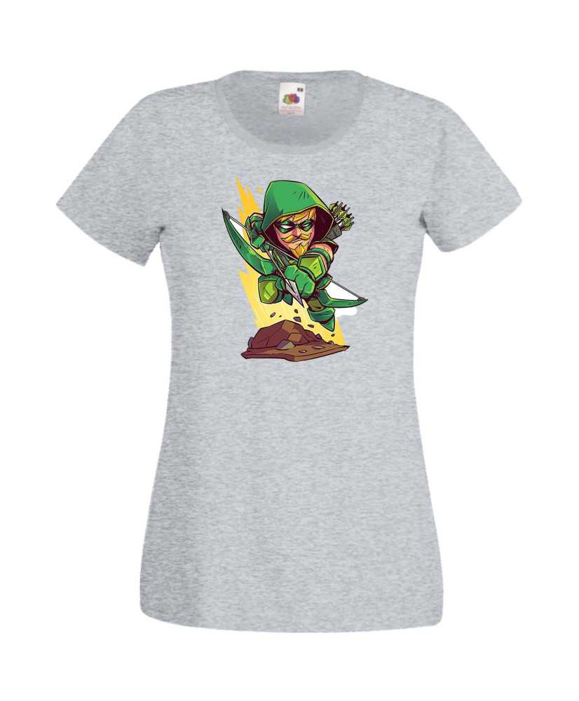 Дамска Тениска Dc Justice League Super Heroes Green Arrow