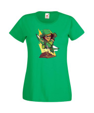 Дамска Тениска Dc Justice League Super Heroes Green Arrow