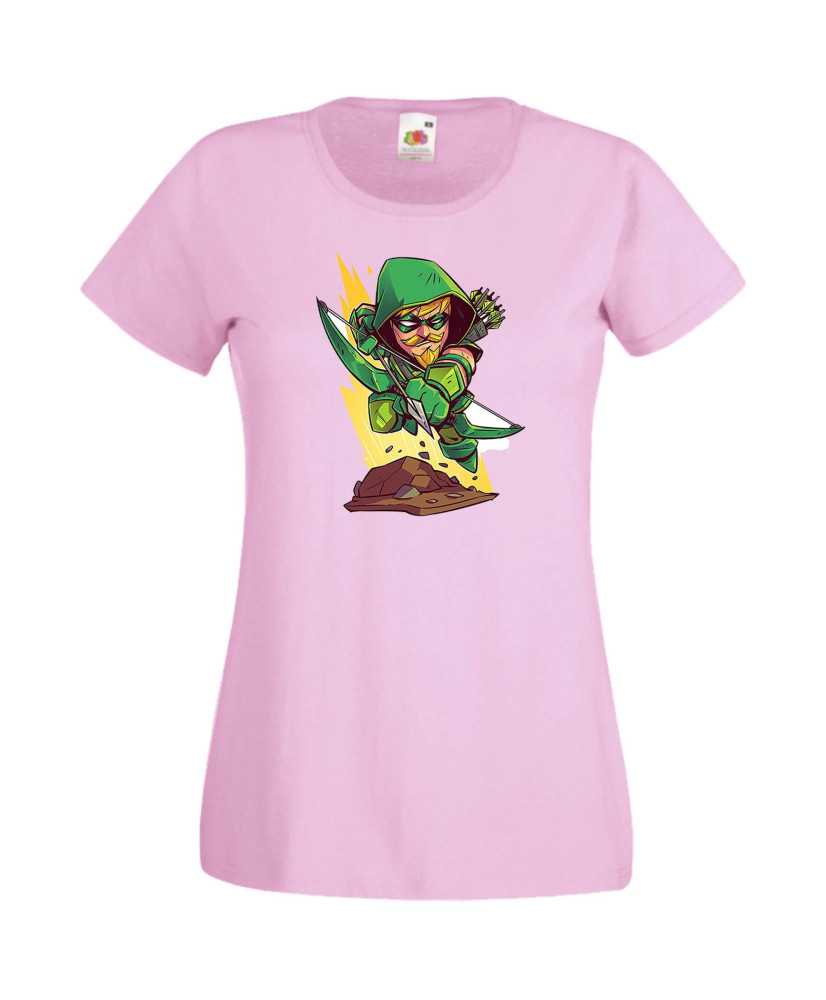 Дамска Тениска Dc Justice League Super Heroes Green Arrow