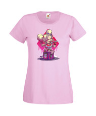 Дамска Тениска Dc Justice League Super Heroes Harley Queen 1