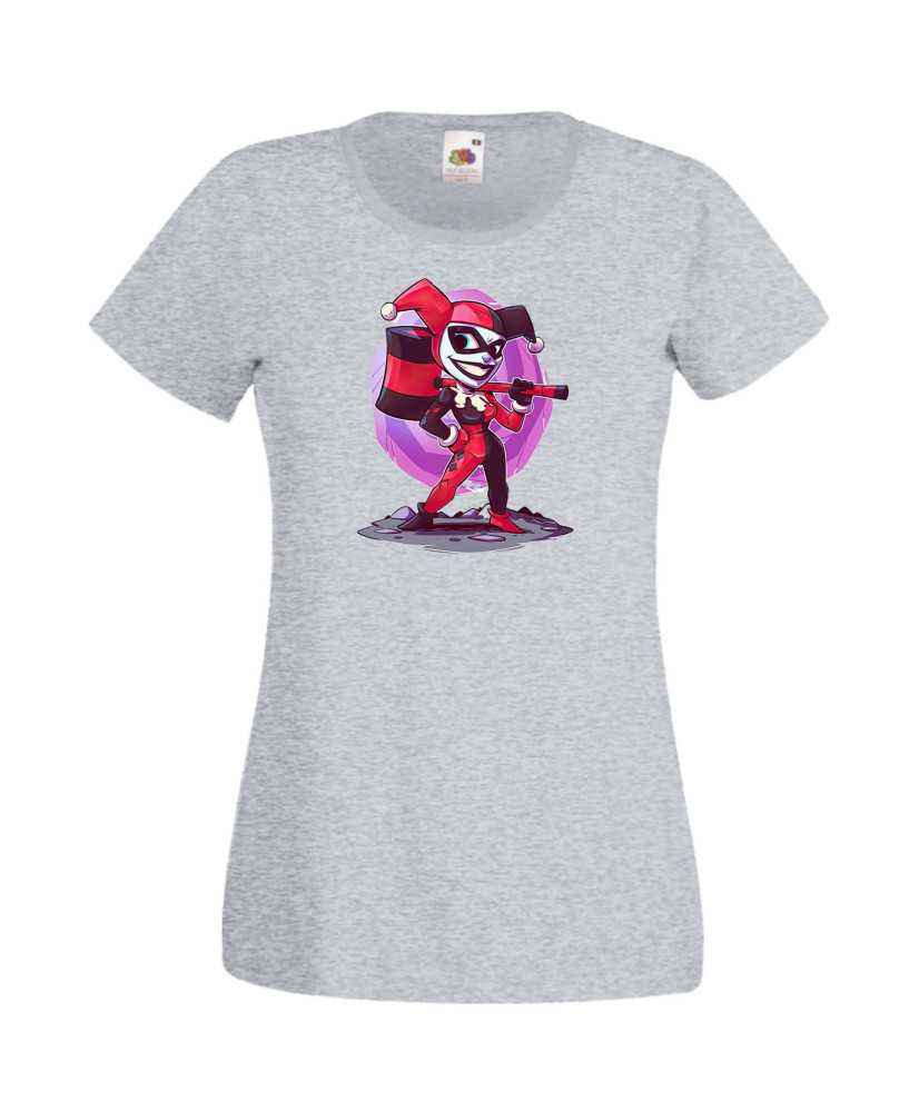 Дамска Тениска Dc Justice League Super Heroes Harley Queen 2