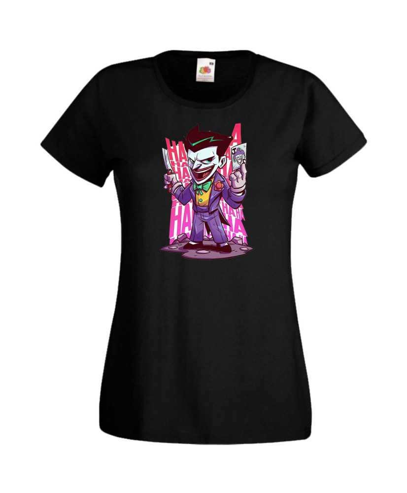 Дамска Тениска Dc Justice League Super Heroes Joker