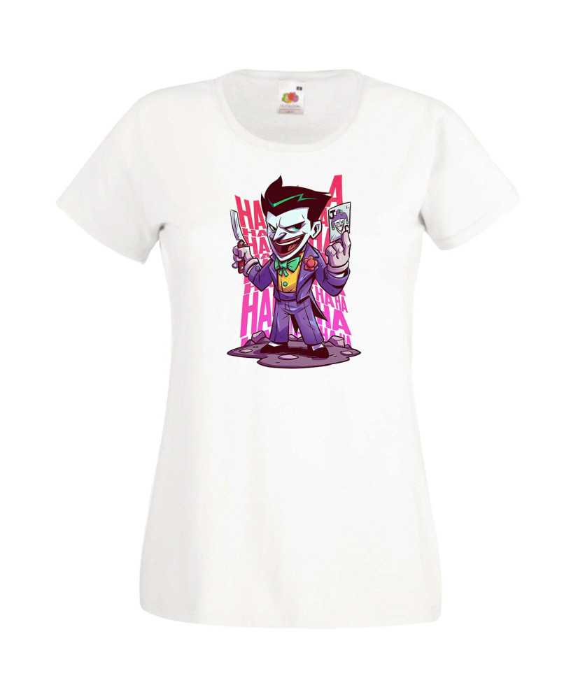Дамска Тениска Dc Justice League Super Heroes Joker