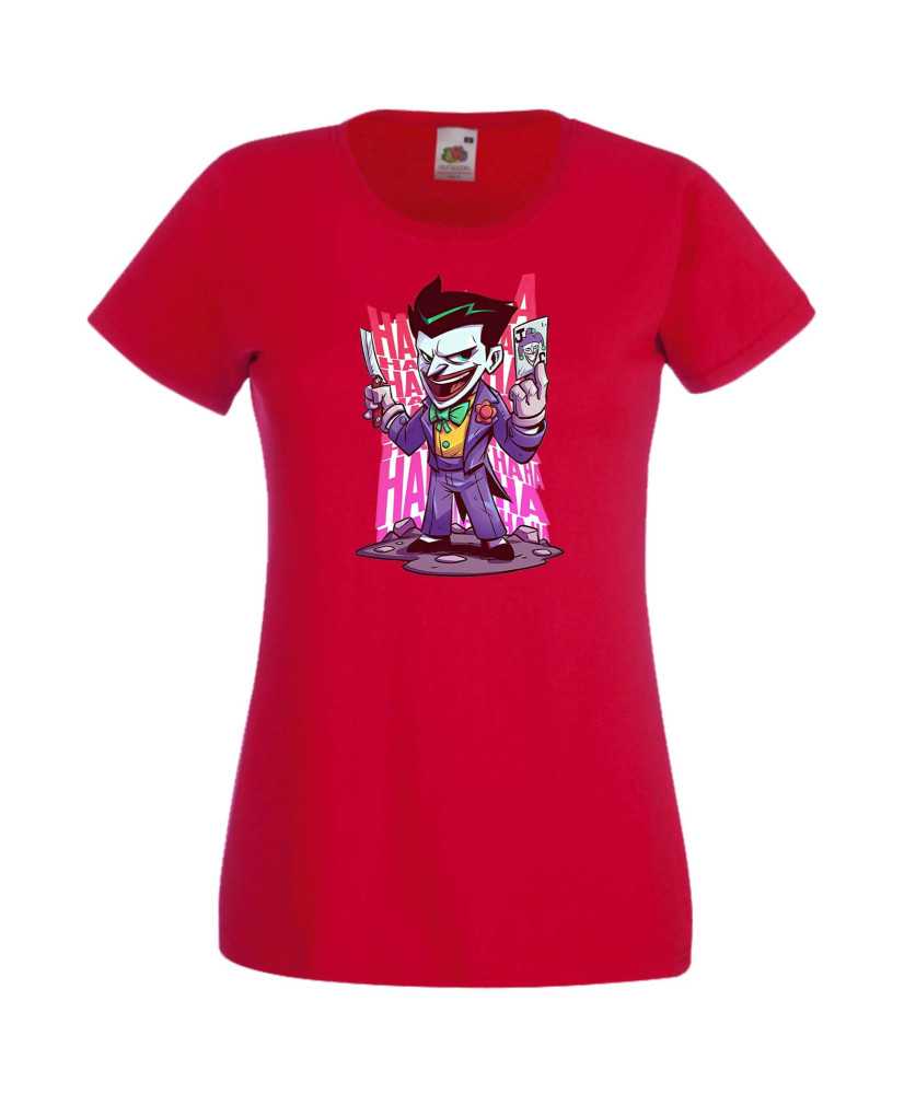 Дамска Тениска Dc Justice League Super Heroes Joker