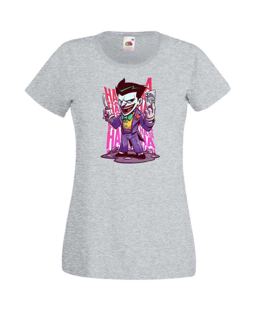 Дамска Тениска Dc Justice League Super Heroes Joker