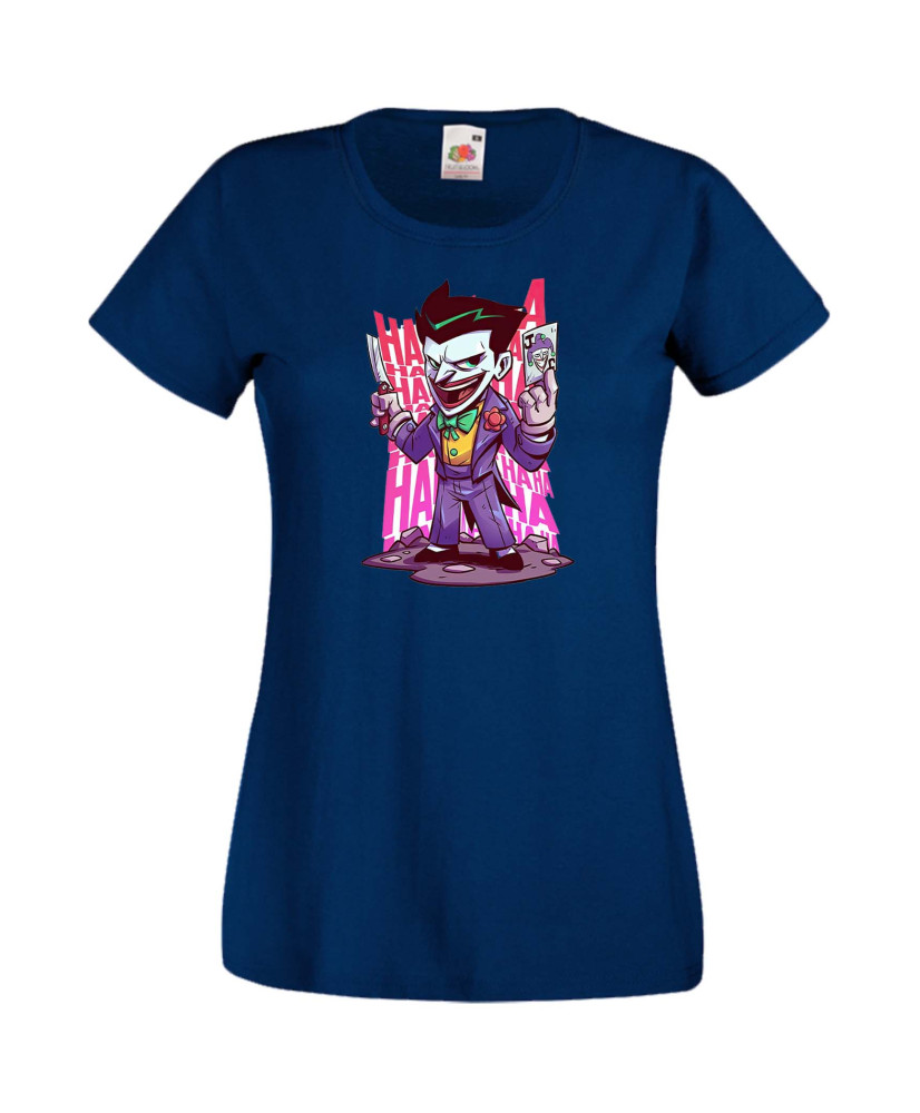 Дамска Тениска Dc Justice League Super Heroes Joker Дамска Тениска Dc Justice League Super Heroes Joker