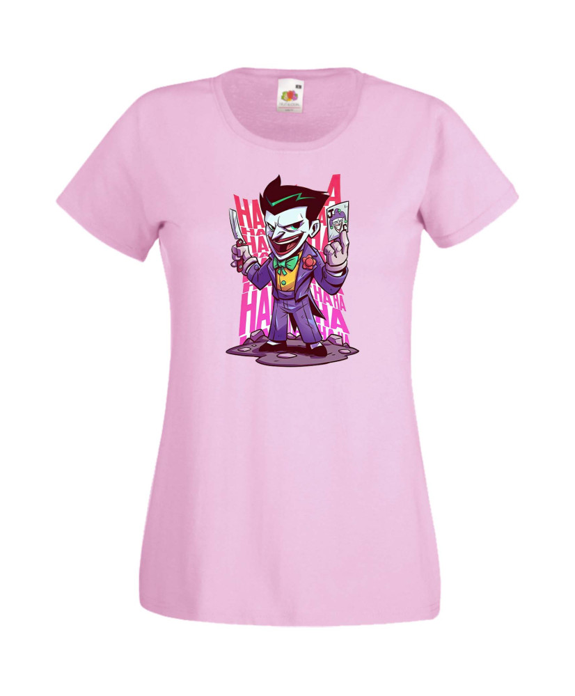 Дамска Тениска Dc Justice League Super Heroes Joker Дамска Тениска Dc Justice League Super Heroes Joker