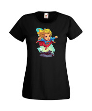 Дамска Тениска Dc Justice League Super Heroes Super Girl