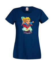 Дамска Тениска Dc Justice League Super Heroes Super Girl