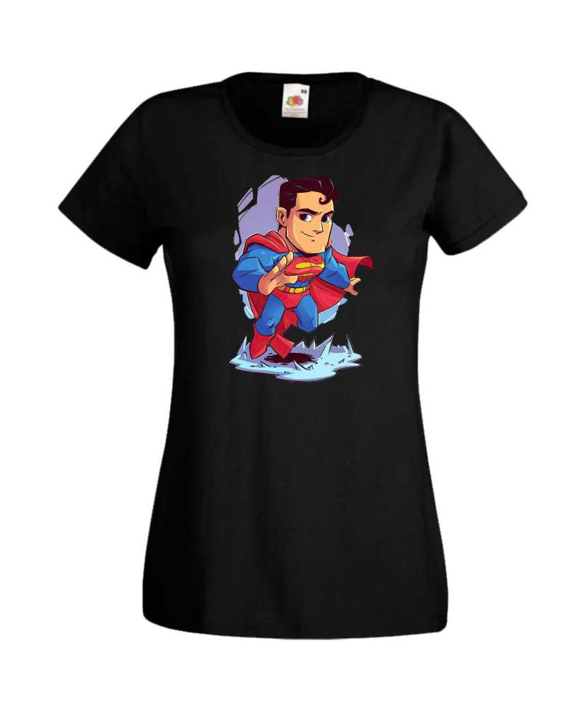 Дамска Тениска Dc Justice League Super Heroes Superman