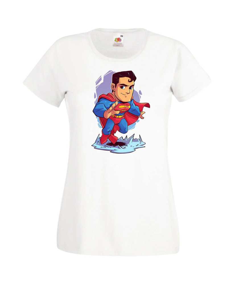 Дамска Тениска Dc Justice League Super Heroes Superman