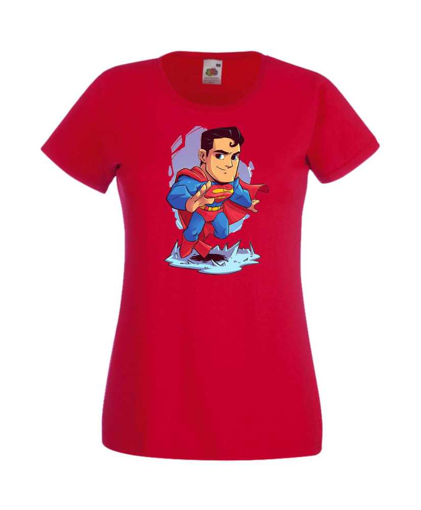 Дамска Тениска Dc Justice League Super Heroes Superman