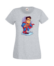 Дамска Тениска Dc Justice League Super Heroes Superman