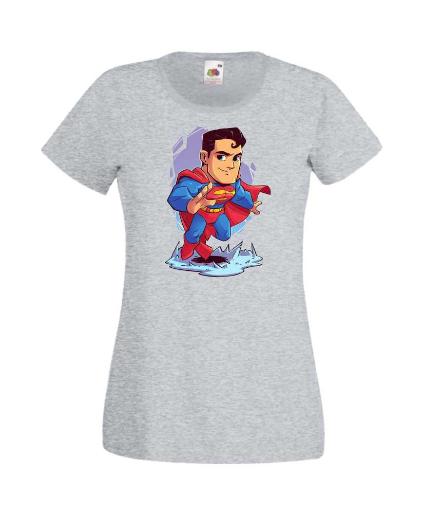 Дамска Тениска Dc Justice League Super Heroes Superman