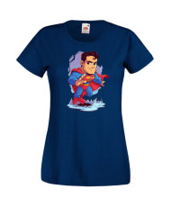 Дамска Тениска Dc Justice League Super Heroes Superman