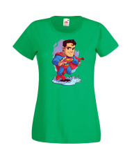 Дамска Тениска Dc Justice League Super Heroes Superman