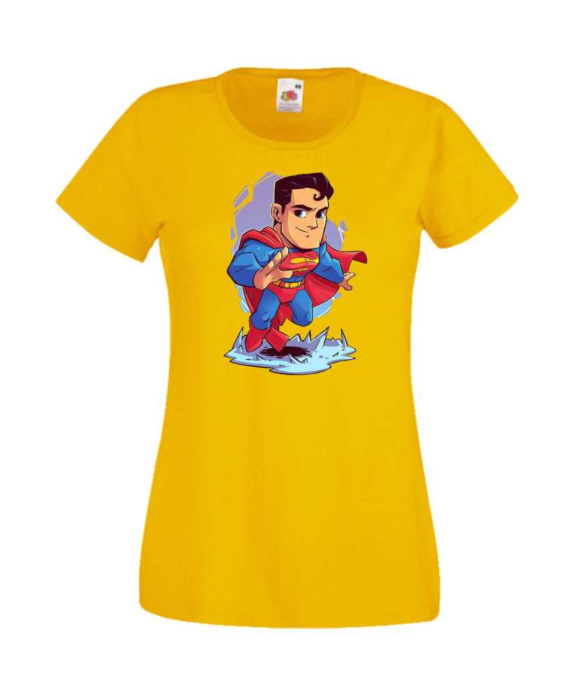 Дамска Тениска Dc Justice League Super Heroes Superman