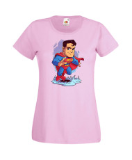 Дамска Тениска Dc Justice League Super Heroes Superman