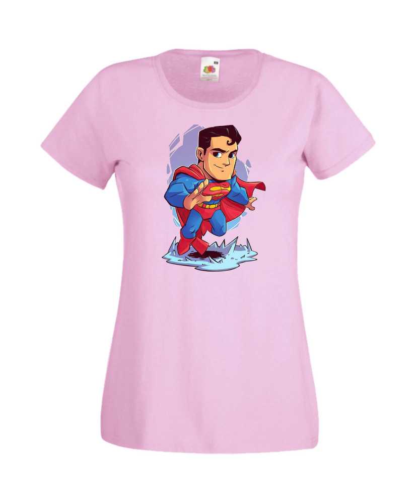 Дамска Тениска Dc Justice League Super Heroes Superman