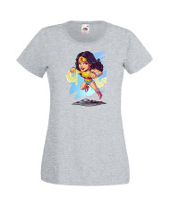 Дамска Тениска Dc Justice League Super Heroes Wonder Woman