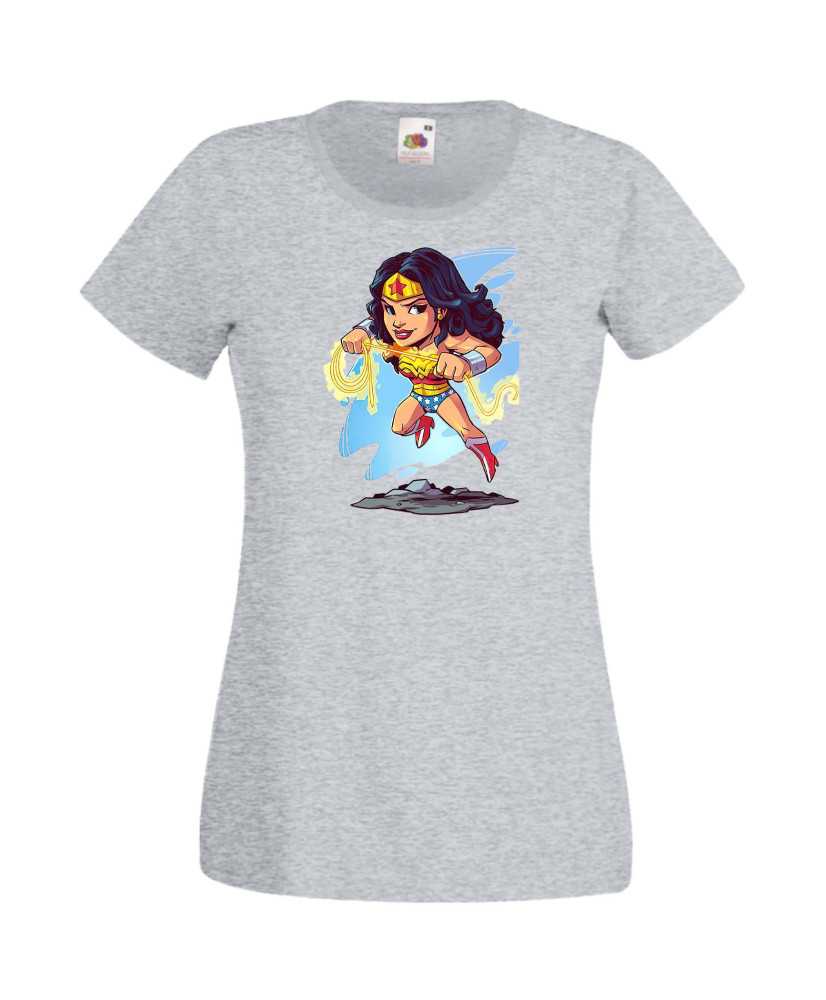 Дамска Тениска Dc Justice League Super Heroes Wonder Woman