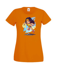 Дамска Тениска Dc Justice League Super Heroes Wonder Woman