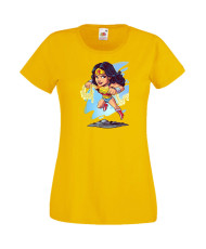 Дамска Тениска Dc Justice League Super Heroes Wonder Woman