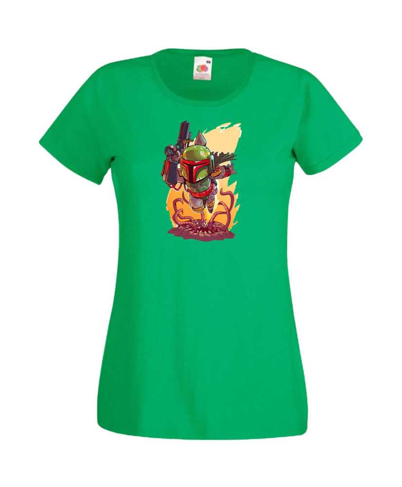Дамска Тениска Star Wars  Boba Fett