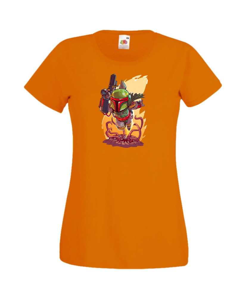 Дамска Тениска Star Wars Boba Fett Дамска Тениска Star Wars Boba Fett