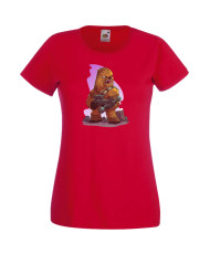 Дамска Тениска Star Wars  Chewbacca