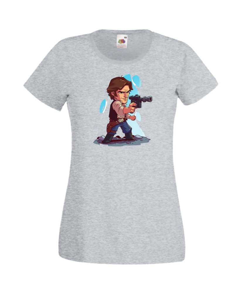 Дамска Тениска Star Wars Han Solo Дамска Тениска Star Wars Han Solo