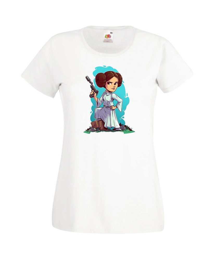 Дамска Тениска Star Wars Lea Дамска Тениска Star Wars Lea