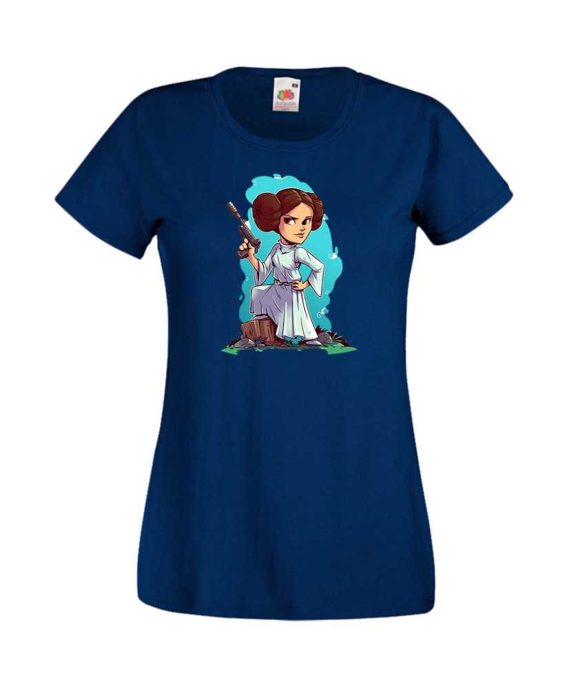 Дамска Тениска Star Wars Lea Дамска Тениска Star Wars Lea