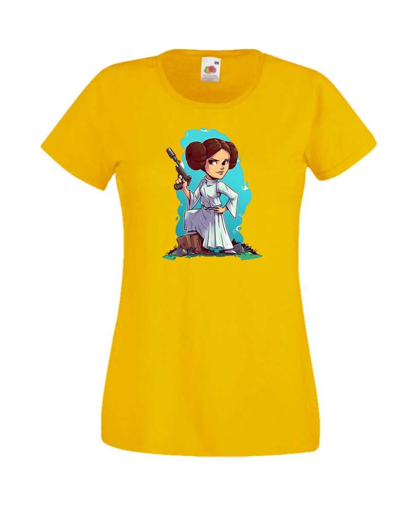 Дамска Тениска Star Wars Lea Дамска Тениска Star Wars Lea