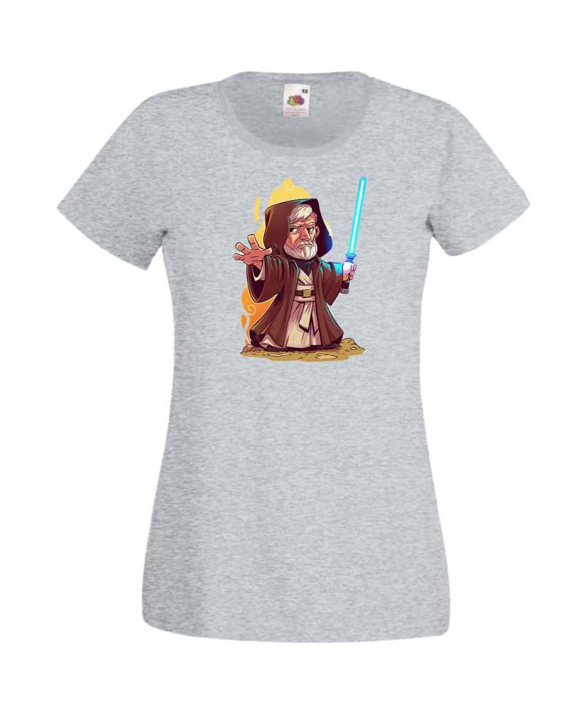 Дамска Тениска Star Wars Obi Wan Дамска Тениска Star Wars Obi Wan