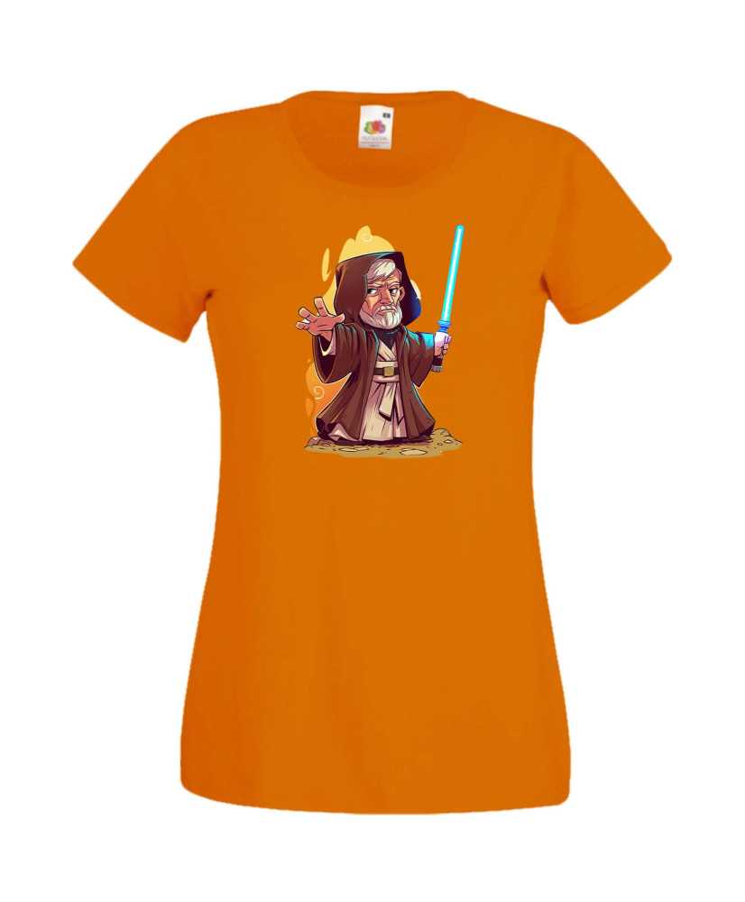 Дамска Тениска Star Wars Obi Wan Дамска Тениска Star Wars Obi Wan