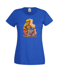 Дамска Тениска Star Wars  R2-D2 & C3Po